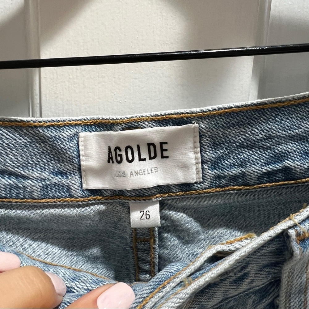 AGOLDE Riley High Rise Straight Crop Jean - Picture 6 of 8